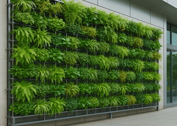 Vườn tường xanh hiện đại